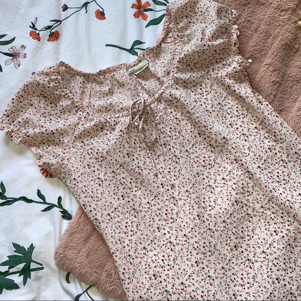 Vintage Floral Midi Dress